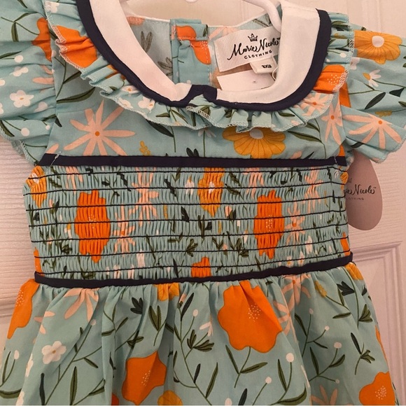 NWT Marie Nicole Smocked Dress - Picture 5 of 9